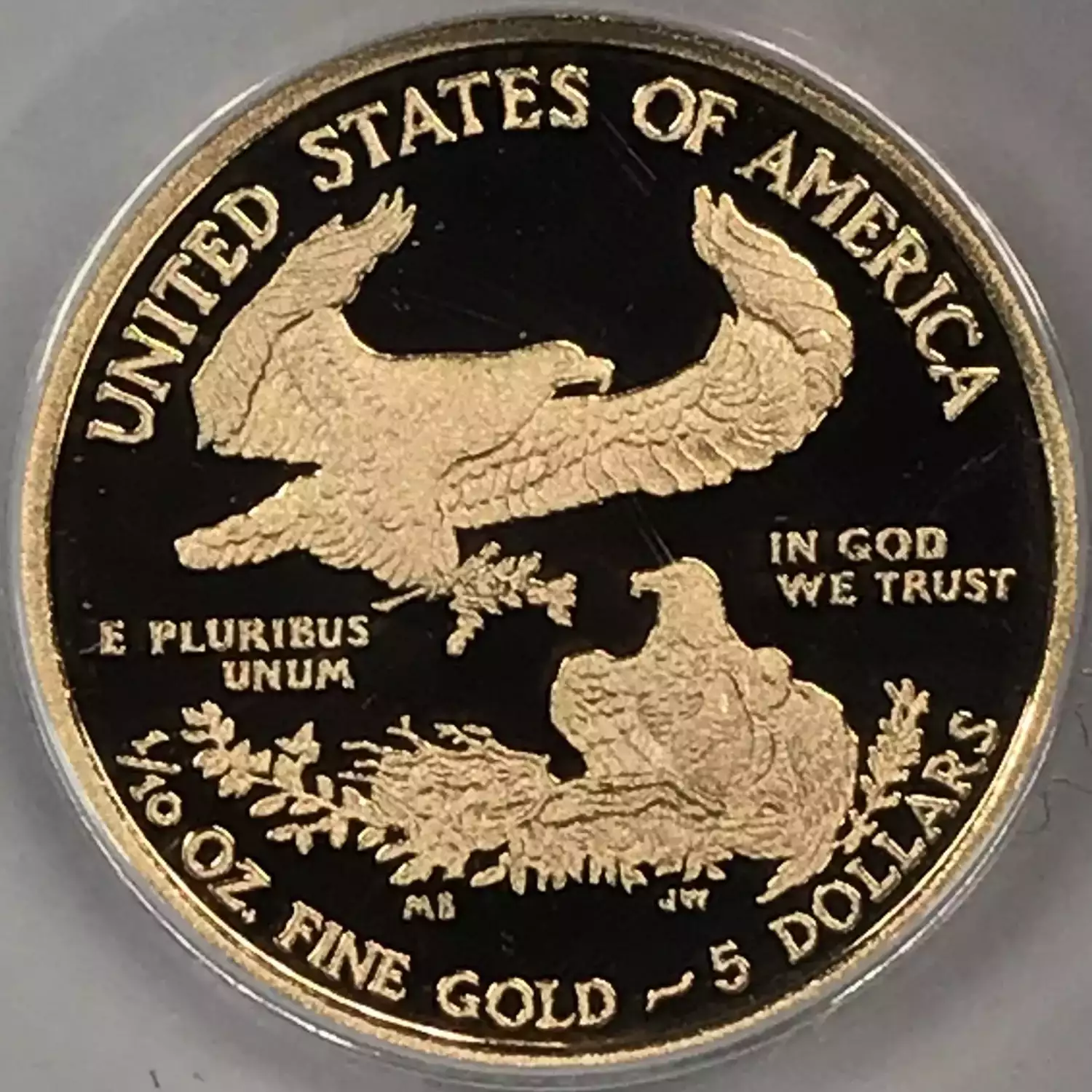 2010-W 1/10 oz $5 Gold Eagle ANACS PR-70 DCAM - Old Pueblo Coin 2010-W 1/10 oz $5 Gold Eagle ANACS PR-70 DCAM - Old Pueblo Coin