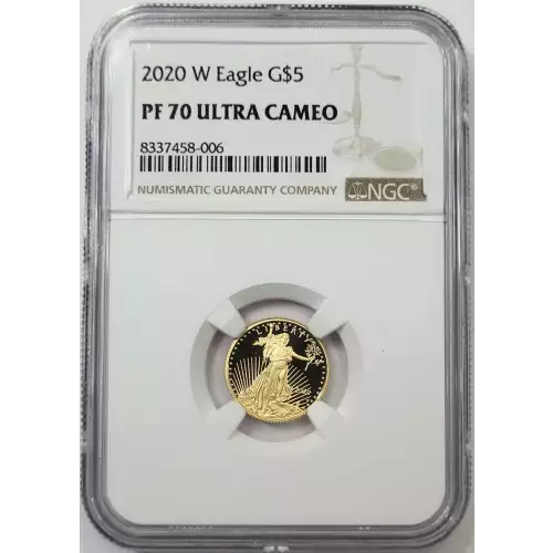 Gold Bullion-Gold Eagles--$5 Gold Eagle 1/10 oz -Gold- 5 Dollar