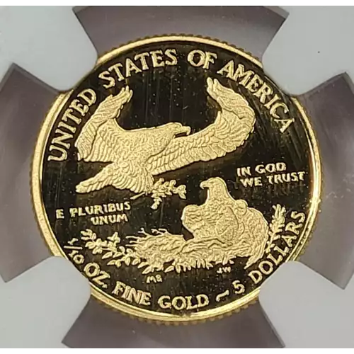 Gold Bullion-Gold Eagles--$5 Gold Eagle 1/10 oz -Gold- 5 Dollar (4)
