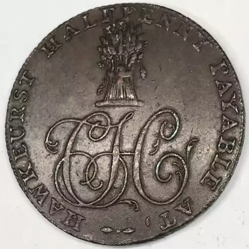 Great Britain Copper Half Penny Conder Token (generic) [eBay category UK Half Pennies: 3396] (4)