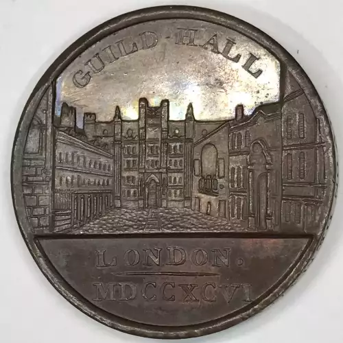 Great Britain Copper Half Penny Conder Token (generic) [eBay category UK Half Pennies: 3396] (3)