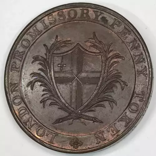 Great Britain Copper Half Penny Conder Token (generic) [eBay category UK Half Pennies: 3396]