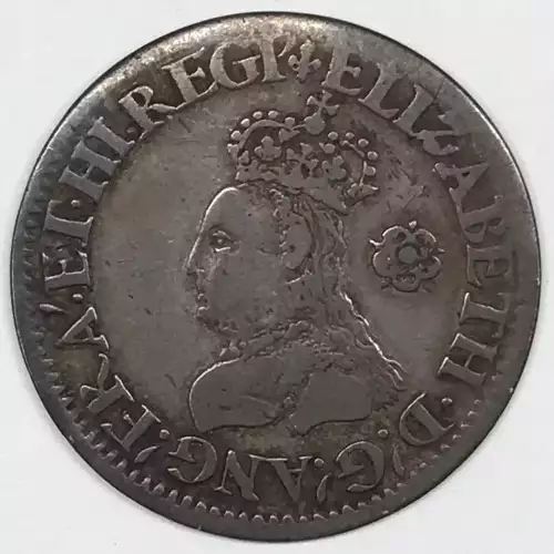 GREAT BRITAIN Milled Silver 6 PENCE (Elizabeth I, 1567-1658) (3)