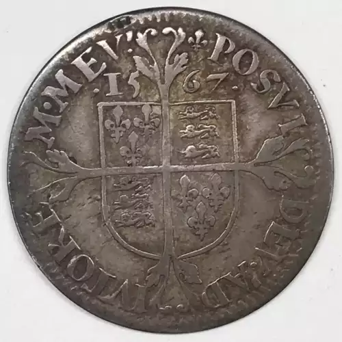 GREAT BRITAIN Milled Silver 6 PENCE (Elizabeth I, 1567-1658) (4)