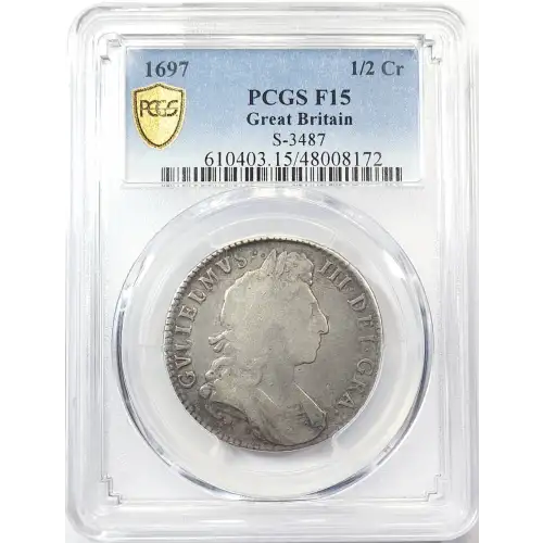 GREAT BRITAIN Silver 1/2 CROWN