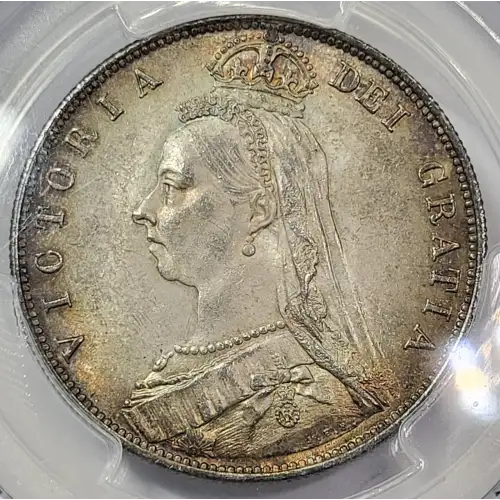 Great Britain Silver 1/2 CROWN (2)