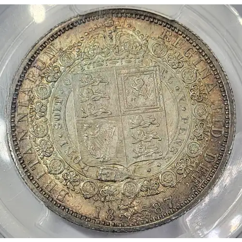 Great Britain Silver 1/2 CROWN (5)