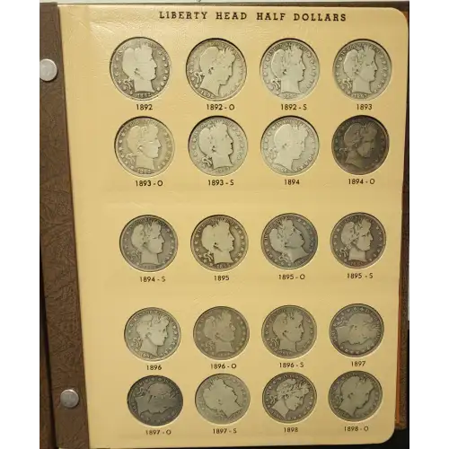 Half Dollars---Barber 1892-1915 -Silver- 0.5 Dollar (2)
