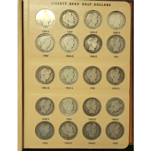 Half Dollars---Barber 1892-1915 -Silver- 0.5 Dollar (3)