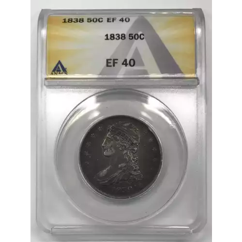 Half Dollars---Capped Bust, Reeded Edge 1836-1839 -Silver- 0.5 Dollar