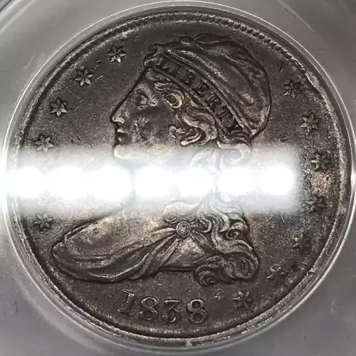 Half Dollars---Capped Bust, Reeded Edge 1836-1839 -Silver- 0.5 Dollar (4)