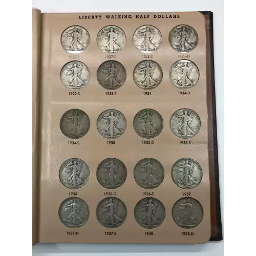 Half Dollars---Liberty Walking 1916-1947 -Silver- 0.5 Dollar