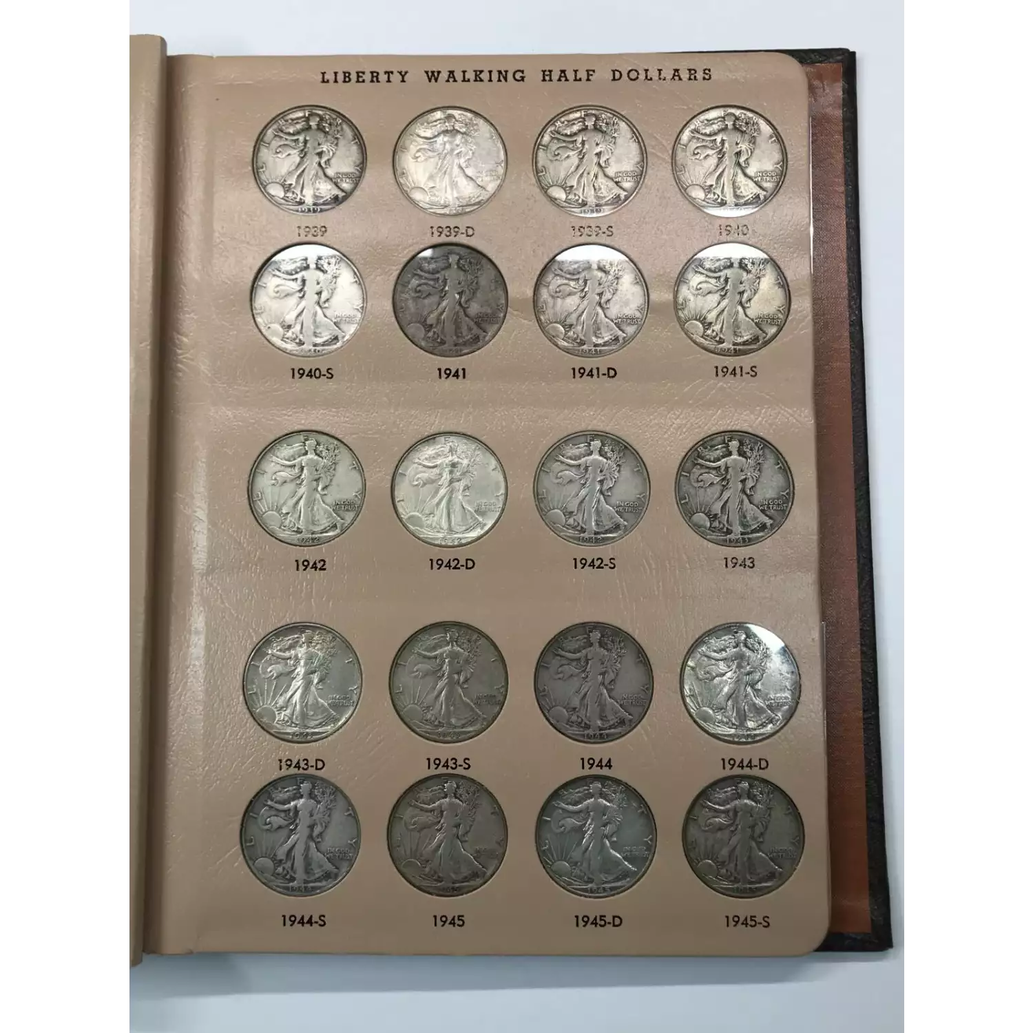 thumbnail interactive-video image 1 of 1916-1947 Walking Liberty Silver Half Dollar 50c – Circulated XF Condition (Random Year/Mint) 1 of 6