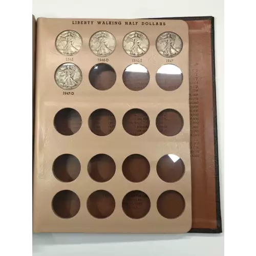 Half Dollars---Liberty Walking 1916-1947 -Silver- 0.5 Dollar