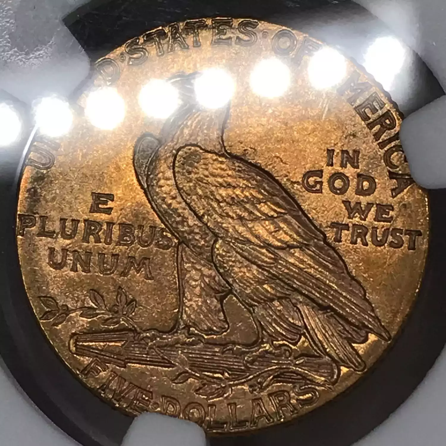 1912 $5 Gold Indian Head Half Eagle NGC MS-63 - Old Pueblo Coin 1912 $5 Gold Indian Head Half Eagle NGC MS-63 - Old Pueblo Coin