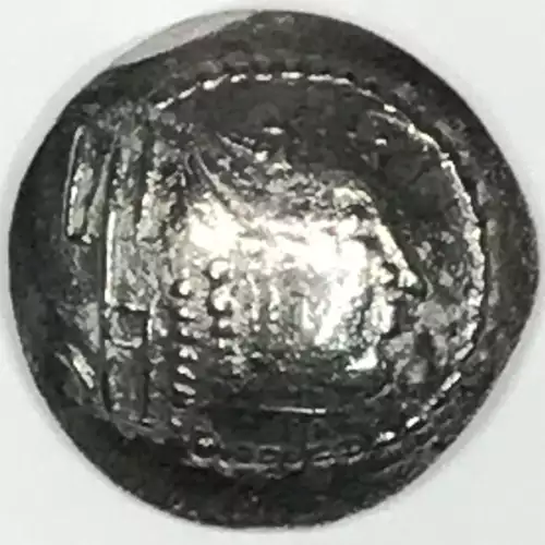 Himyarite Arabia 100-200 AD Silver Half Denarius Domed Ancient Coin