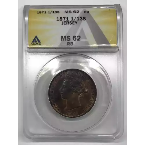 JERSEY Bronze 1/13 SHILLING