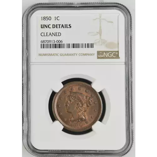 Large Cents - Braided Hair Cent (1839-1857) (2)