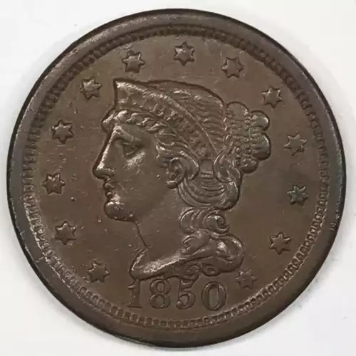 Large Cents - Braided Hair Cent (1839-1857) (2)