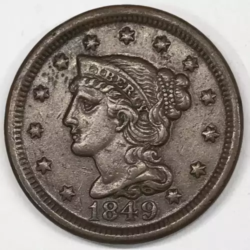 Large Cents - Braided Hair Cent (1839-1857) (3)