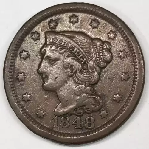 Large Cents - Braided Hair Cent (1839-1857) (3)