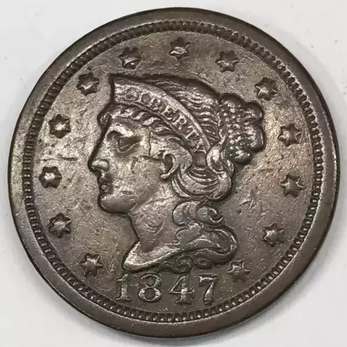 Large Cents - Braided Hair Cent (1839-1857) (3)