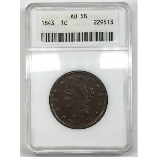 Large Cents - Braided Hair Cent (1839-1857)