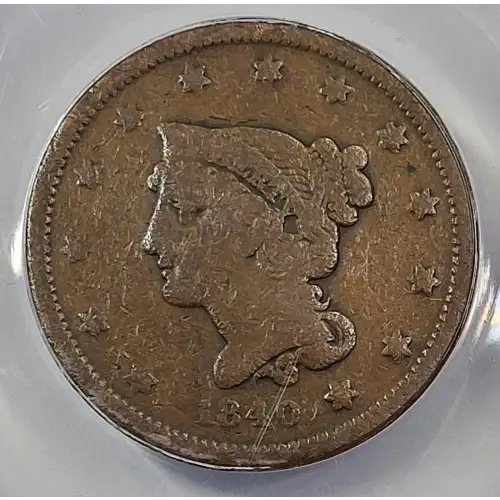 Large Cents - Braided Hair Cent (1839-1857) (2)