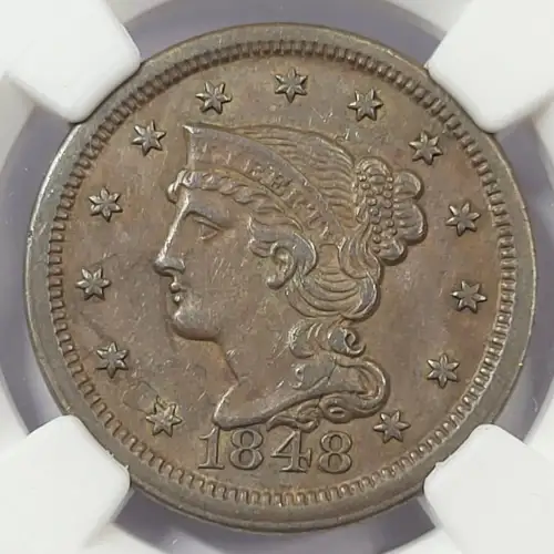 Large Cents - Braided Hair Cent (1839-1857) (2)