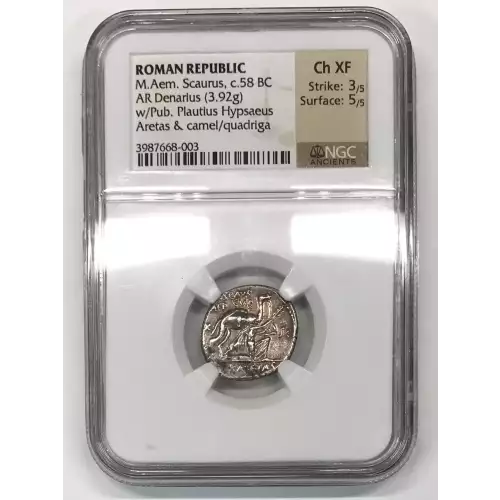 M.Aem. Scaurus, c.58 BC  