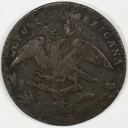 Mexico Copper 1/4 REAL (Un Quarto/Una Quartilla) (2)