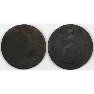 Mexico Copper 1/4 REAL (Un Quarto/Una Quartilla)