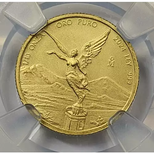 MEXICO Gold 1/10 ONZA (1/10 Ounce of Pure Gold) (2)