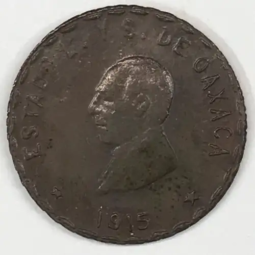 MEXICO-REVOLUTIONARY Copper 10 CENTAVOS