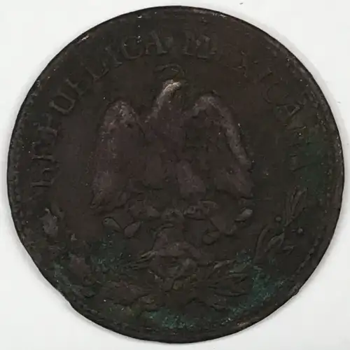 MEXICO-REVOLUTIONARY Copper 50 CENTAVOS (2)