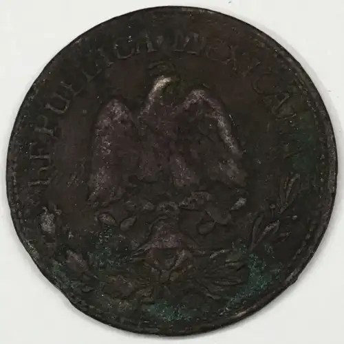 MEXICO-REVOLUTIONARY Copper 50 CENTAVOS (4)