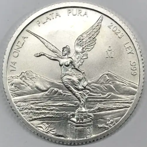 MEXICO Silver 1/4 ONZA (1/4 Troy Ounce of Silver)