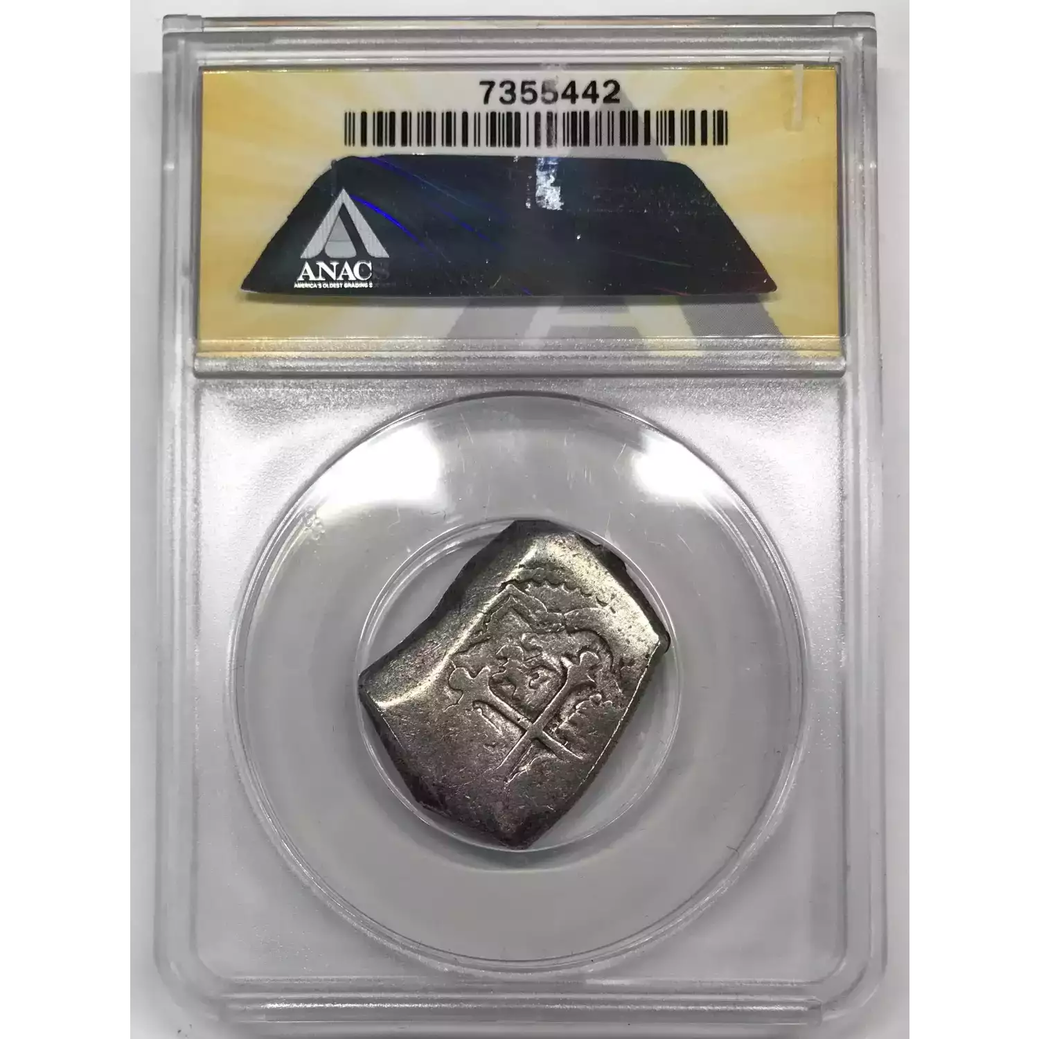 16211700 ANACS F15 Philip IV Carlos II Mexico Silver 4 REALES Old