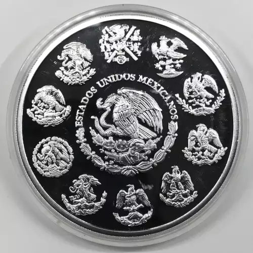 MEXICO Silver 5 ONZAS (5 Troy Ounces of Silver) 1996-present KM#615 (2)