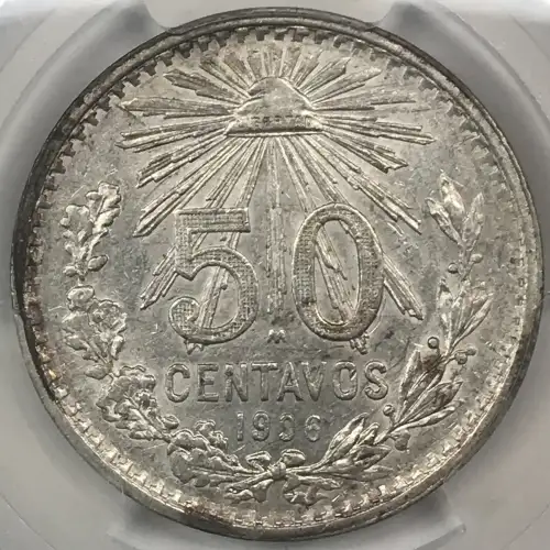 MEXICO Silver 50 CENTAVOS