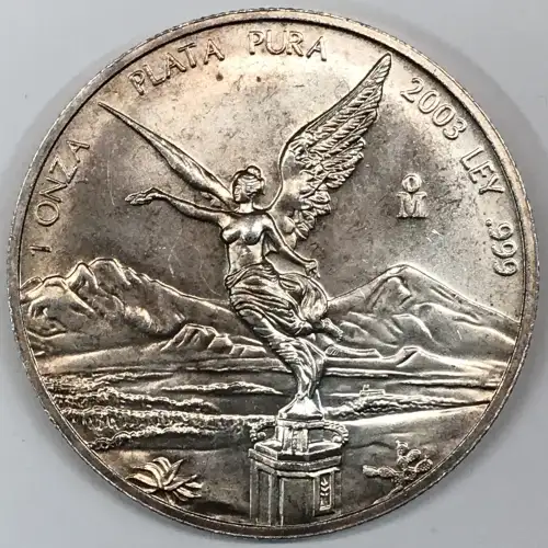 MEXICO Silver Libertad ONZA (Troy Ounce of Silver) 1982-present (generic, any KM#) (2)