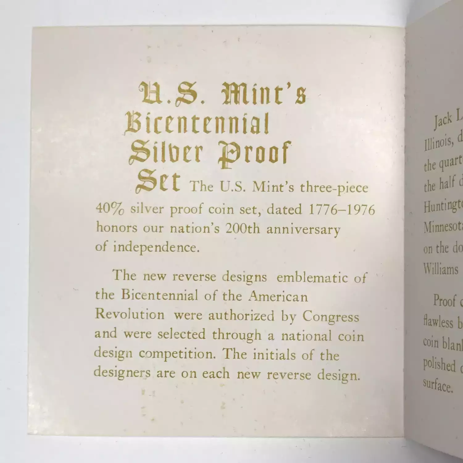 Mint Proof Set - 1976S 3-Piece Silver Clad ($1.91 FV) - Set (2)