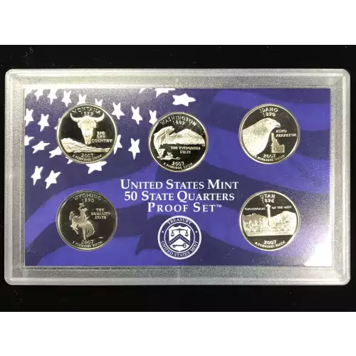 Mint Proof Set - 2007S 5 Piece Quarter ($1.25 FV) - Set (4)