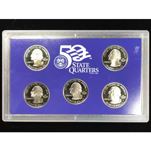 Mint Proof Set - 2007S 5 Piece Quarter ($1.25 FV) - Set (2)
