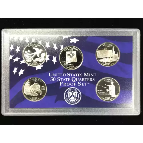 Mint Proof Set - 2008S 5 Piece Quarter ($1.25 FV) - Set (3)