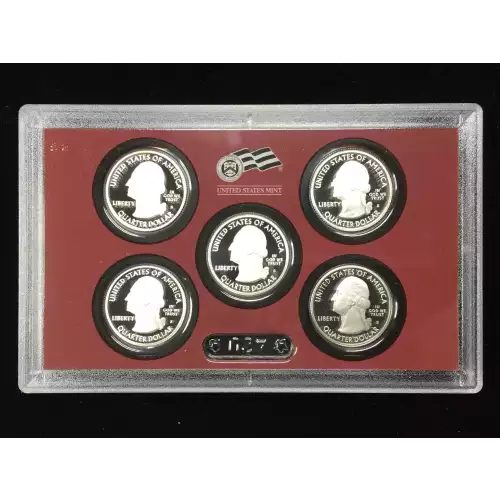Mint Proof Set - 2010S 5 Piece Quarter Silver ($1.25 FV) - Set (5)