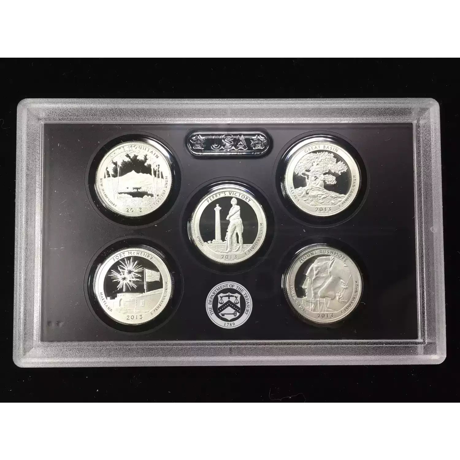 Mint Proof Set - 2013S 5 Piece Quarter Silver ($1.25 FV) - Set (5)