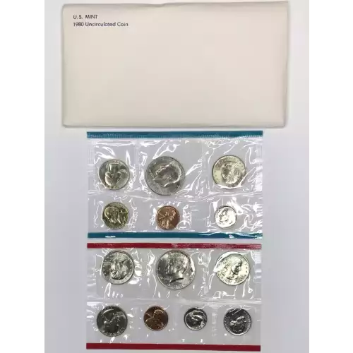 Mint Uncirculated Set - 1980 11 Piece P-D ($4.82 FV) - Set