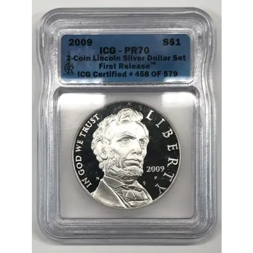 Modern Commemoratives --- Abraham Lincoln Bicentennial 2009 -Silver- 1 Dollar (3)