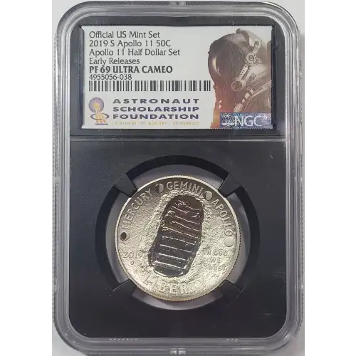 Modern Commemoratives ---Apollo 11 50th Anniversary 2019 -Copper-Nickel- 0.5 Dollar